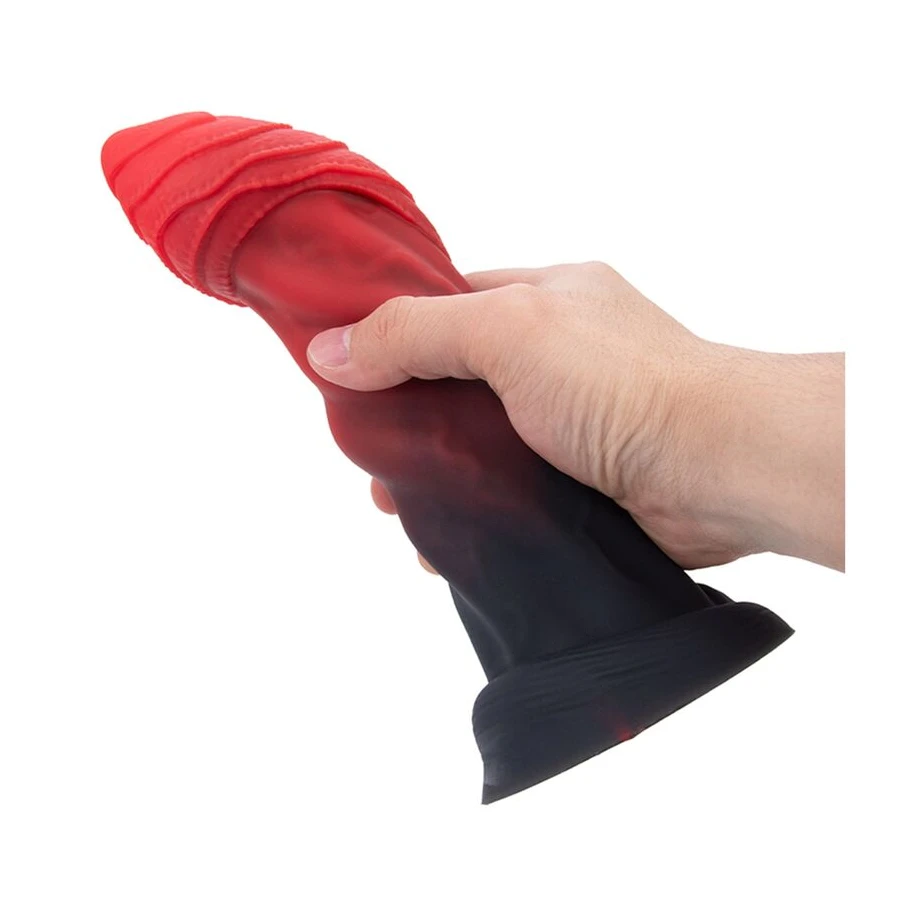 POWER MONSTERS - INFERNAL GOLIATH BICOLOR FANTASY SILICONE DILDO 25 CM Ø 6 CM